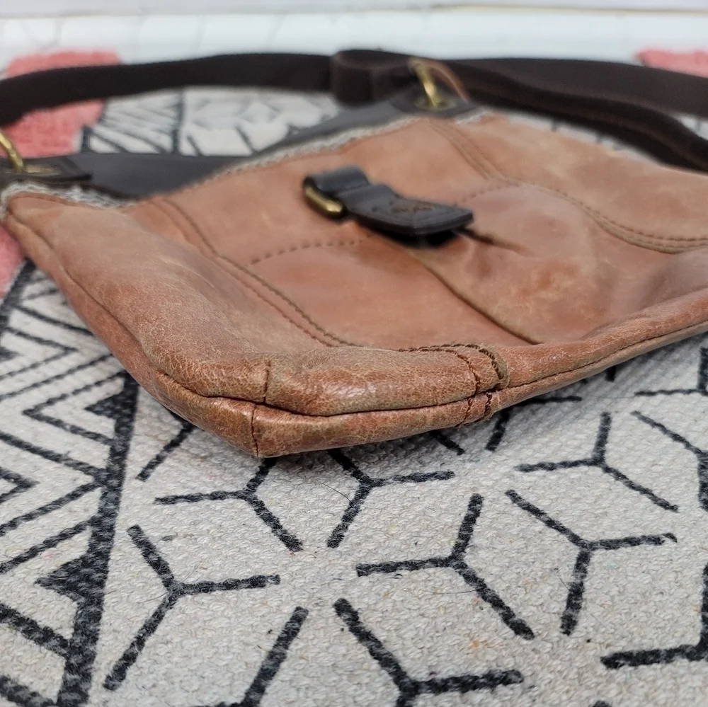 THE SAK KENDRA CROSSBODY IN CAMEL TAN LEATHER